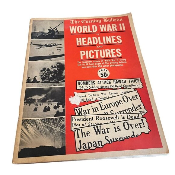The Evening Bulletin WWII In Headlines & Pictures - Picture 8 of 11